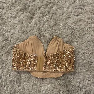 Out from Under Gold Corset